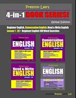 Preston Lee's 4-in-1 Book Series! Beginner English, Conversation English, Read & Write English Lesson 1 - 20 & Beginner English 100 Word Searches - Gl