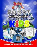 Robot Activity Puzzles For Kids