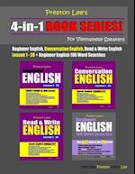 Preston Lee's 4-in-1 Book Series! Beginner English, Conversation English, Read & Write English Lesson 1 - 20 & Beginner English 100 Word Searches For