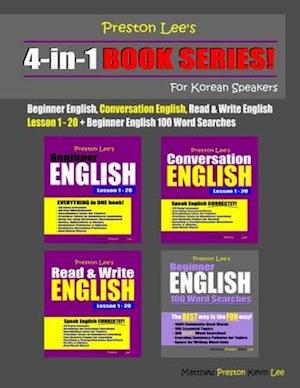 Preston Lee's 4-in-1 Book Series! Beginner English, Conversation English, Read & Write English Lesson 1 - 20 & Beginner English 100 Word Searches For