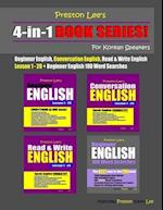 Preston Lee's 4-in-1 Book Series! Beginner English, Conversation English, Read & Write English Lesson 1 - 20 & Beginner English 100 Word Searches For