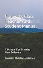 Converts Class Teacher And Student Manual