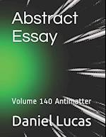 Abstract Essay