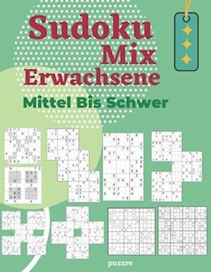 Sudoku Mix Erwachsene Mittel Bis Schwer