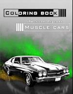 Coloring book muscle cars