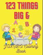 123 Things BIG & JUMBO Coloring Book