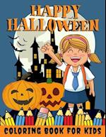 Happy Halloween Coloring Book for kids
