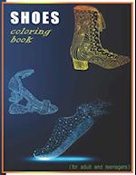 Shoes Coloring Book For Adult And Teenagers