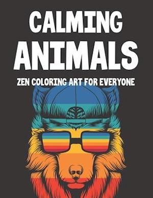 Calming Animals Zen Coloring Art For Everyone