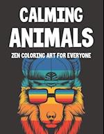 Calming Animals Zen Coloring Art For Everyone