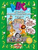 ABC At The Zoo Alphabet Coloring Book For Kids