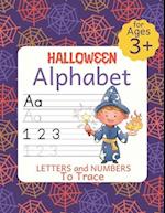 Halloween Alphabet Letters and Numbers To Trace