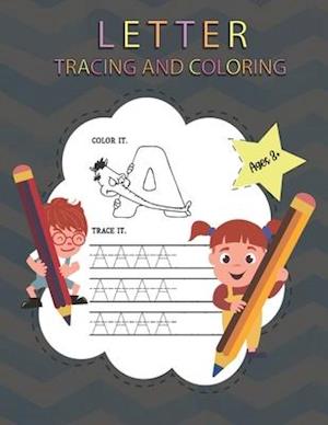 Letter Tracing And Coloring Book