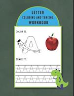 Letter Tracing And Coloring Book