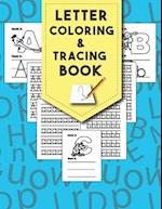 Letter Tracing And Coloring Book