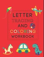 Letter Tracing And Coloring Book