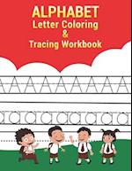 Letter Tracing And Coloring Book