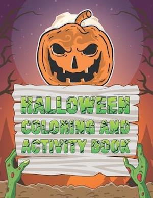 Halloween Coloring And Activity Book