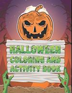 Halloween Coloring And Activity Book