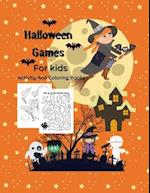 halloween games for kids activity and coloring books