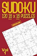 Sudoku 120 16x16 medium puzzles