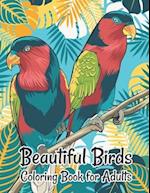 Beautiful Birds Coloring Book for Adults