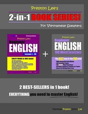 Preston Lee's 2-in-1 Book Series! Beginner English Lesson 1 - 20 & Beginner English 100 Word Searches For Vietnamese Speakers