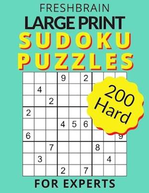 FRESHBRAIN - Large Print Sudoku Puzzles for Experts