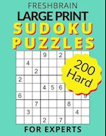 FRESHBRAIN - Large Print Sudoku Puzzles for Experts