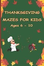 Thanksgiving Mazes For Kids