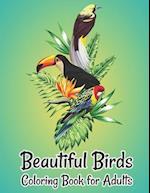 Beautiful Birds Coloring Book for Adults