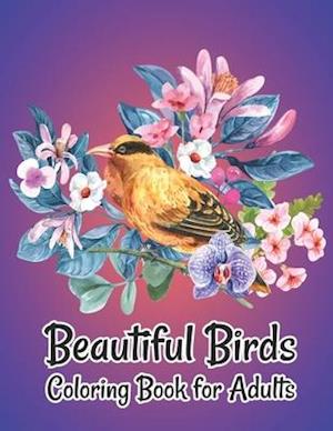 Beautiful Birds Coloring Book for Adults