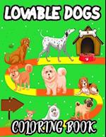 Lovable Dogs Coloring Book