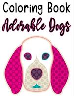 Coloring Book Adorable Dogs