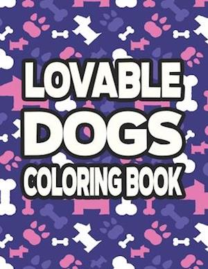 Lovable Dogs Coloring Book