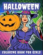 Halloween Coloring Book for Girls