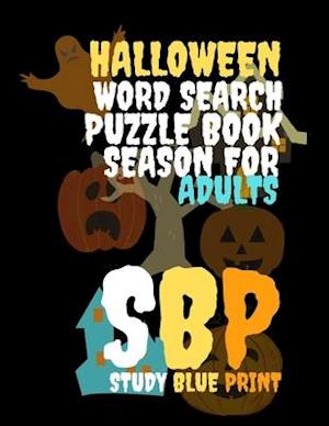 Halloween Word Search Puzzle Book Season For Adults