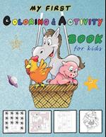 My First Coloring and Activity Book for Kids