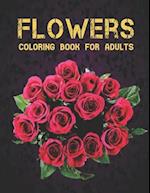 Coloring Book for Adults Flowers