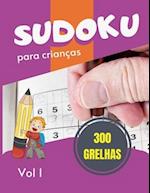 Sudoku para crianças - 300 grelhas