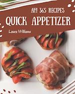 Ah! 365 Quick Appetizer Recipes