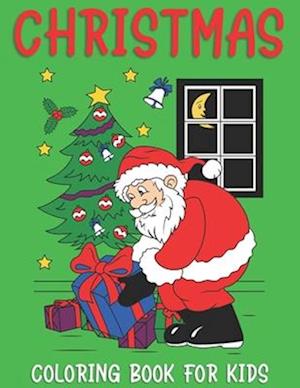 Christmas Coloring Book for Kids: 30 Coloring activities for kids ages 4-8. Great gift for boys & girls. For stress relief, relaxation and fun.