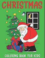Christmas Coloring Book for Kids: 30 Coloring activities for kids ages 4-8. Great gift for boys & girls. For stress relief, relaxation and fun. 