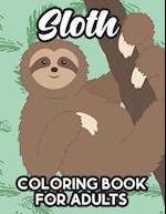 Sloth Coloring Book For Adults