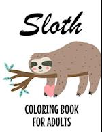 Sloth Coloring Book For Adults