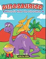 Dinosaurier Malbuch Für Kinder Von 4 Bis 8 Jahren