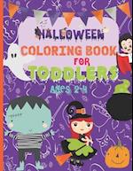 Halloween Coloring Book For Toddlers