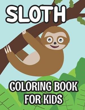 Sloth Coloring Book For Kids