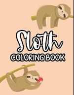 Sloth Coloring Book