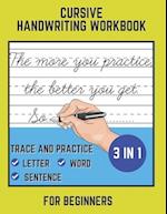 Cursive Handwriting Workbook For Beginners
